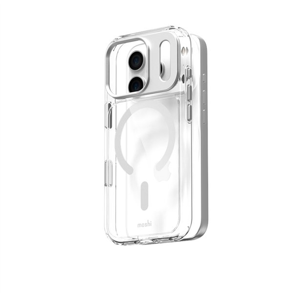 Moshi iGlaze MagSafe - Case iPhone 17 Pro (Luna Silver)