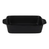 Alpina - Ceramic rectangular ovenproof dish 21.8x13.2x5 cm (black)