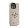 Guess Glitter Script Big 4G - iPhone 13 Pro Max Case (Gold)