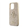 Guess Glitter Script Big 4G - iPhone 13 Pro Max Case (Gold)
