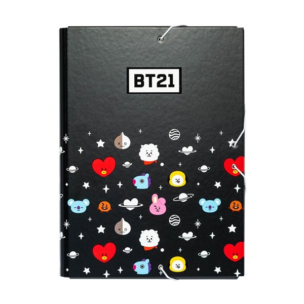 BT21 - Folder/briefcase with elastic band