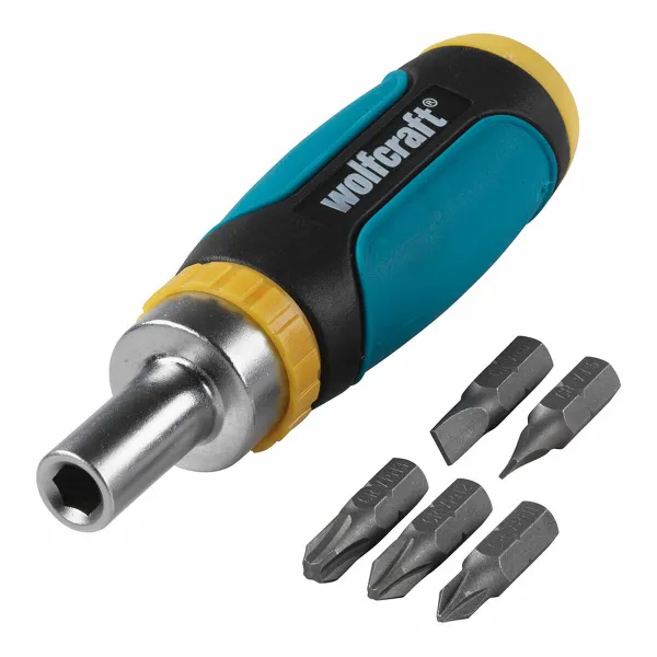 Priedų rinkinys su atsuktuvu Wolfcraft 1237000