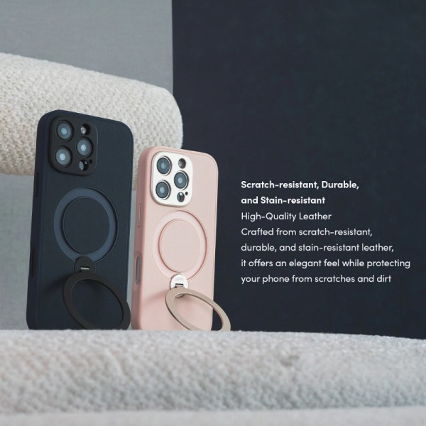 Moshi Kameleon MagSafe - Case for iPhone 16 Pro with Stand Function (Midnight Blue)