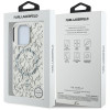 Karl Lagerfeld IML Karl Script Pattern MagSafe - Case for iPhone 16 Pro (white)