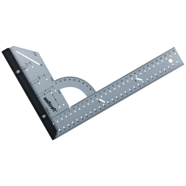 Set square Wolfcraft 5206000 Steel 280 x 500 mm