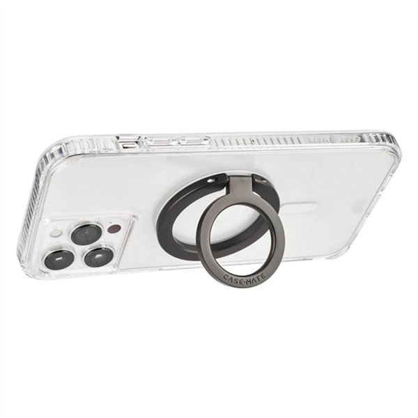 Case-Mate Magnetic Ring Stand - MagSafe finger holder with stand function (Matte Black)