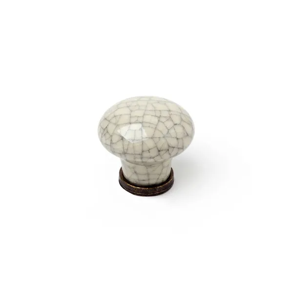 Durvju rokturis Rei 818 Balts Metāls Lietots Ø 30 x 27 mm (2 gb.)
