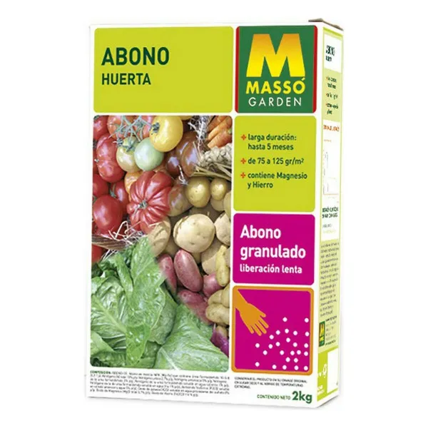 Ei-orgaaninen lannoite Massó Kasvikset 2 Kg 2 L