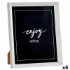Фото рамка Gift Decor Белый Cтекло Пластик (6 штук)