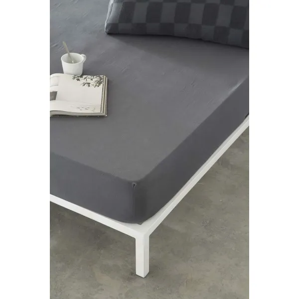 Apsitempianti paklodė Naturals ELBA Tamsiai pilka 135 x 200 (Lova 135)