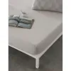 Uzmontēta apakšējā loksne Naturals ELBA Gaiši pelēks 150 x 200 (Gulta 150)