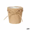 stādītājs Ibergarden Brūns Drāna Virve Plastmasa Laso 11 x 11 x 12 cm 11 x 10,5 x 11 cm (24 gb.)