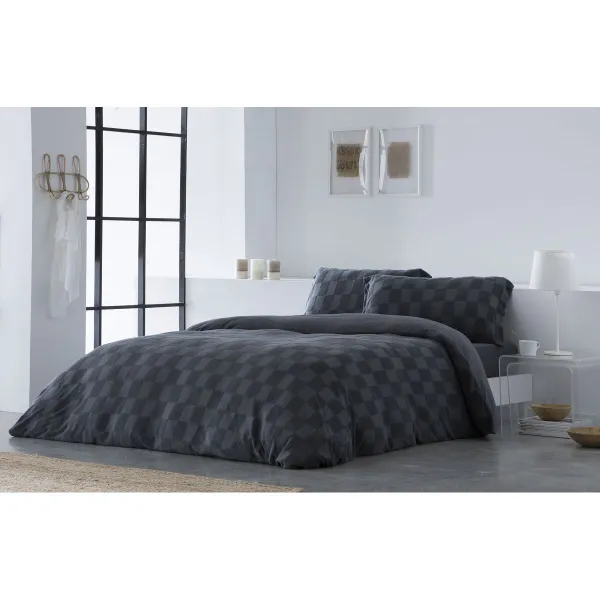 Pussilakana Naturals ELBA Tumman harmaa Sänky 150 (240 x 220 cm)
