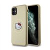 Hello Kitty Leather Kitty Head MagSafe - iPhone 11 Case (Gold)