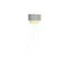 Lattialamppu DKD Home Decor Metalli Polyesteri Valkoinen Vihreä 220 V 50 W (40 x 40 x 129 cm)