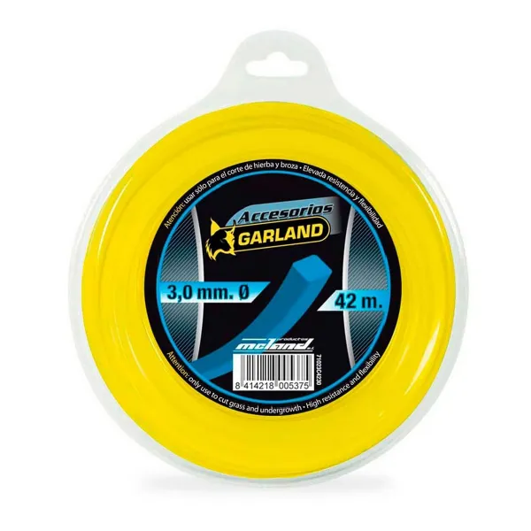 Leikkurin lanka Garland 71023c4230 Ø 3 mm Neliö 42 m Nylon