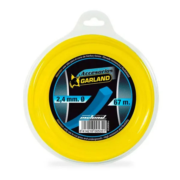 Leikkurin lanka Garland 71023c6724 Ø 2,4 mm Neliö 67 m Nylon