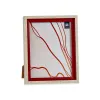 Фото рамка Gift Decor Коричневый Красный Деревянный Cтекло Стеклянный полистирол Пластик (6 штук)