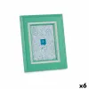 Фото рамка Gift Decor Зеленый Стеклянный Пластик (6 штук)