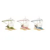 Dekoratīvās figūriņas DKD Home Decor 32,5 x 20,5 x 24 cm Zils Rozā Zaļš Vintage (3 Daudzums)