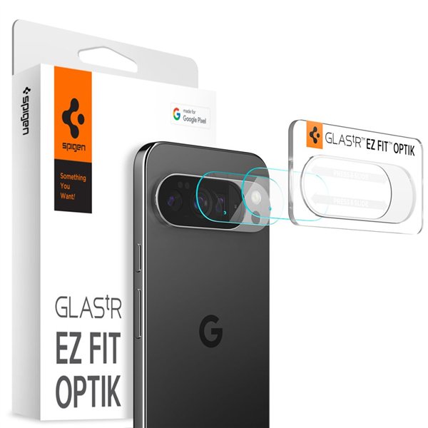 Spigen Optik GLAS.TR Camera Protector 2-Pack - Lens Protector for Google Pixel 10 Pro (Crystal Clear)