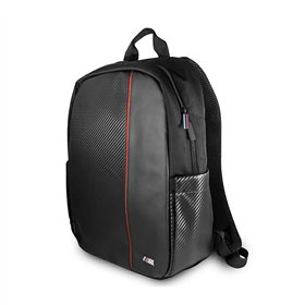 BMW Carbon Red Stripe - Notebook backpack 16" (Black)