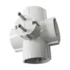 Pistokeadapteri EDM 40066 Kestomuovi 2400 W 230 V 16 A 250 V Nelinkertainen