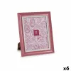 Фото рамка Gift Decor Розовый Стеклянный Пластик (6 штук)