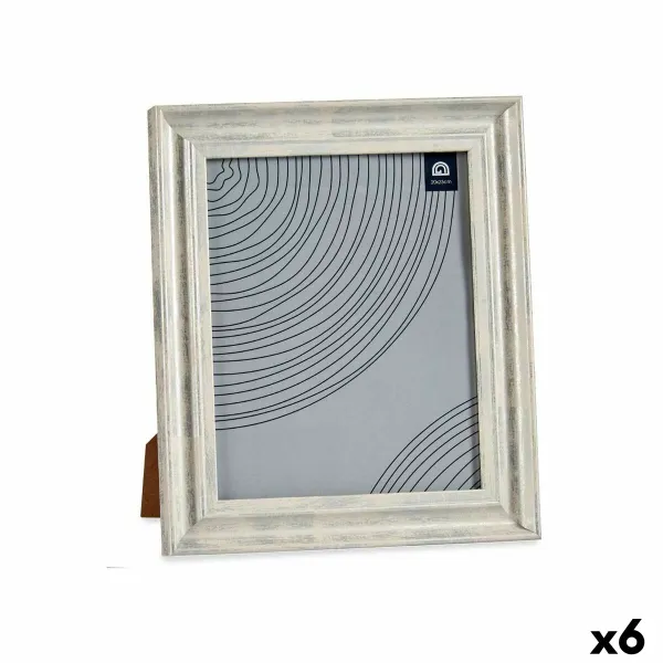 Фото рамка Gift Decor Коричневый Серебристый Деревянный Cтекло Стеклянный полистирол Пластик (6 штук)