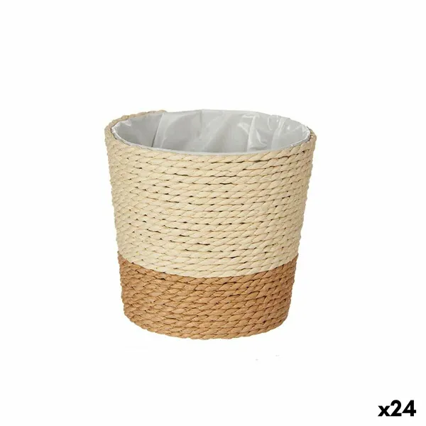 Kabantis šviestuvas Ibergarden Ruda Natūralus Virvė Plastmasinis 11 x 10,5 x 11 cm (24 vnt.)