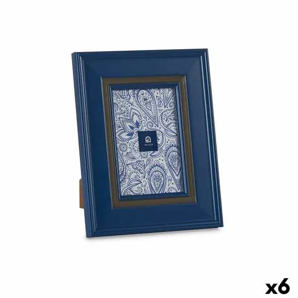 Фото рамка Gift Decor Синий Стеклянный Пластик (6 штук)