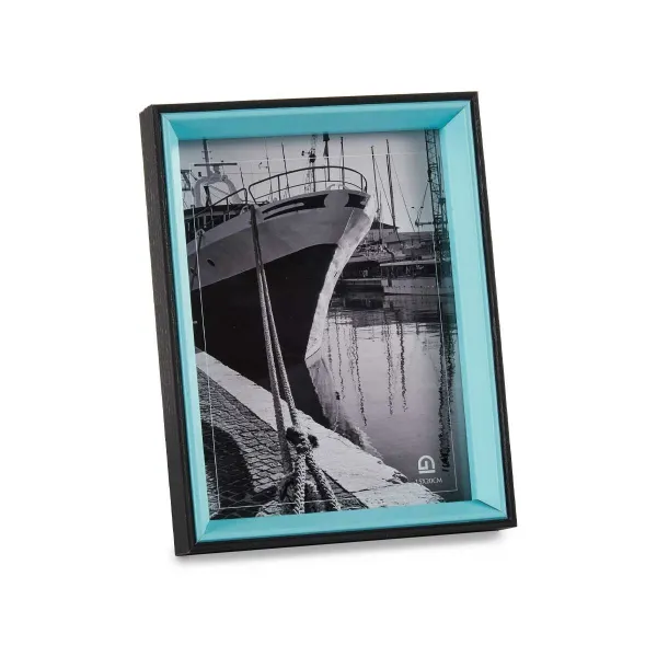 Фото рамка Gift Decor Синий Чёрный Стеклянный Деревянный MDF (6 штук)