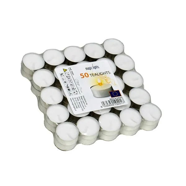 Sveču Komplekts Magic Lights 50 Daudzums Balts