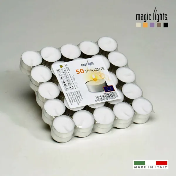 Kynttiläsarja Magic Lights 50 Kappaletta Valkoinen