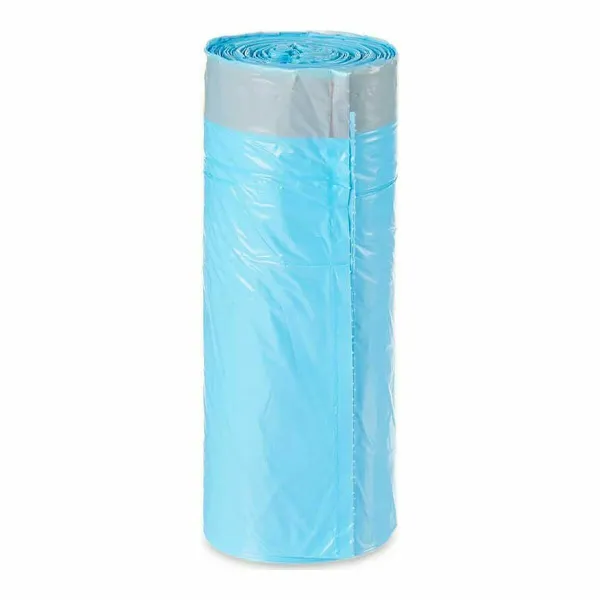 Roskapussit Sininen Polyetyleeni 30 L 15 osaa