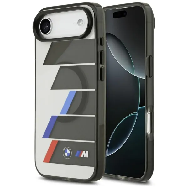 BMW M IML Metal Buttons Tricolor Lines MagSafe - Case iPhone Air (anthracite)