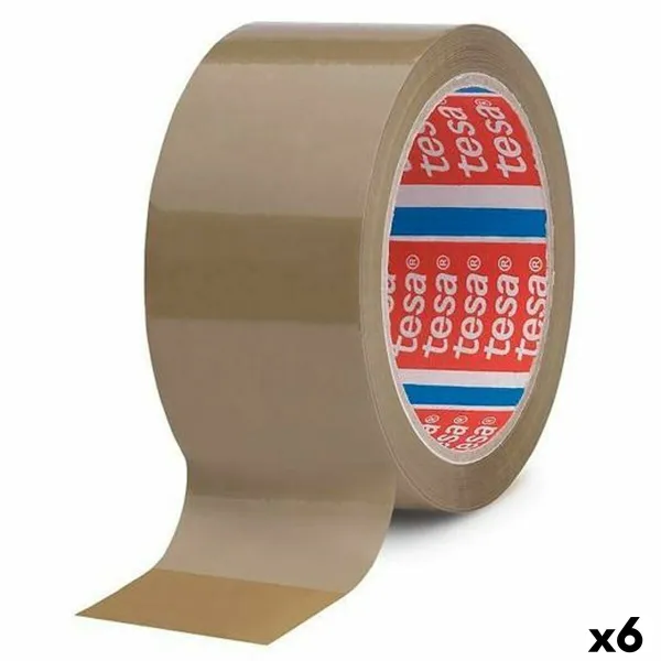 Клейкая лента TESA упаковки Коричневый 50 mm x 66 m (6 штук)