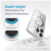 Speck Gemshell Grip + MagSafe - Case for iPhone 15 Pro (Clear / Chrome Finish)
