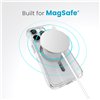 Speck Gemshell Grip + MagSafe - Case for iPhone 15 Pro (Clear / Chrome Finish)