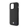 BMW Leather Diamond Pattern - Case for iPhone 15 Pro (Black)