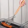 BBQ - grill shovel, oak handle 41 cm