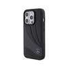 Mercedes Leather Wave Pattern - Case for iPhone 15 Pro (Black)