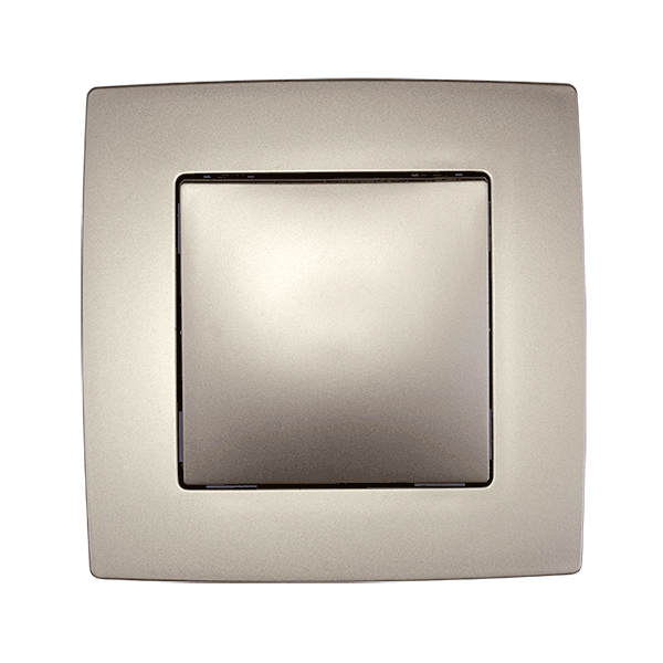 CITY ONE BUTTON TWO WAY SWITCH, CHAMPAGNE METALLIC