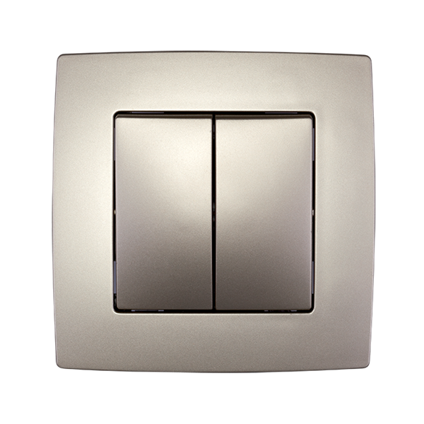 CITY CURTAIN SWITCH -VALO, SAMPPANJA, METALLIVÄRI