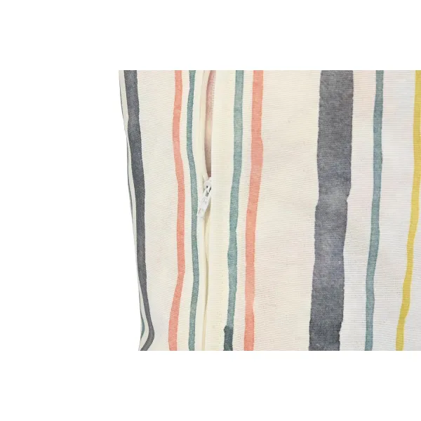 Pagalvėlė DKD Home Decor Aukštas Spalvotas Aliuminis Dryžiai 120 x 80 x 16 cm