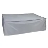 Suojakotelo DKD Home Decor Pöytä Musta Alumiini Tumman harmaa (200 x 130 x 60 cm)