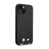 BMW Leather Hot Stamp Tricolor MagSafe - Case for iPhone 14 (Black)