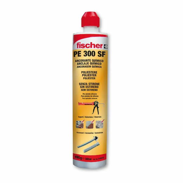Kemiallinen tappi Fischer 300 ml Seinäkiinnike