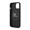BMW Leather Hot Stamp Tricolor MagSafe - Case for iPhone 14 (Black)