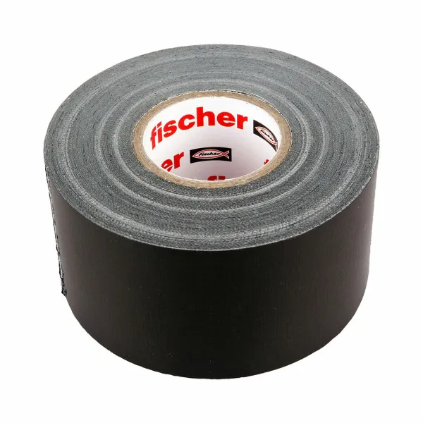 Santehnikas līmlente Fischer 560903 25 m x 48 mm Melns Pelēks